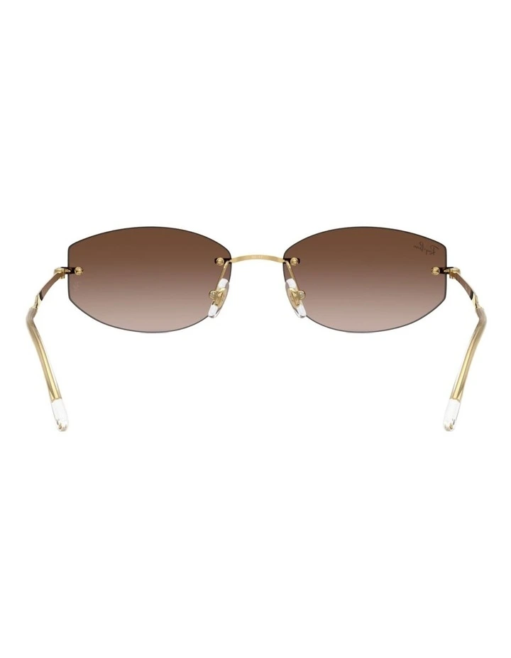 Ray-Ban RB3792 Metal Sunglasses in Black image 2