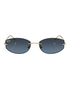 Ray-Ban RB3792 Metal Sunglasses in Black
