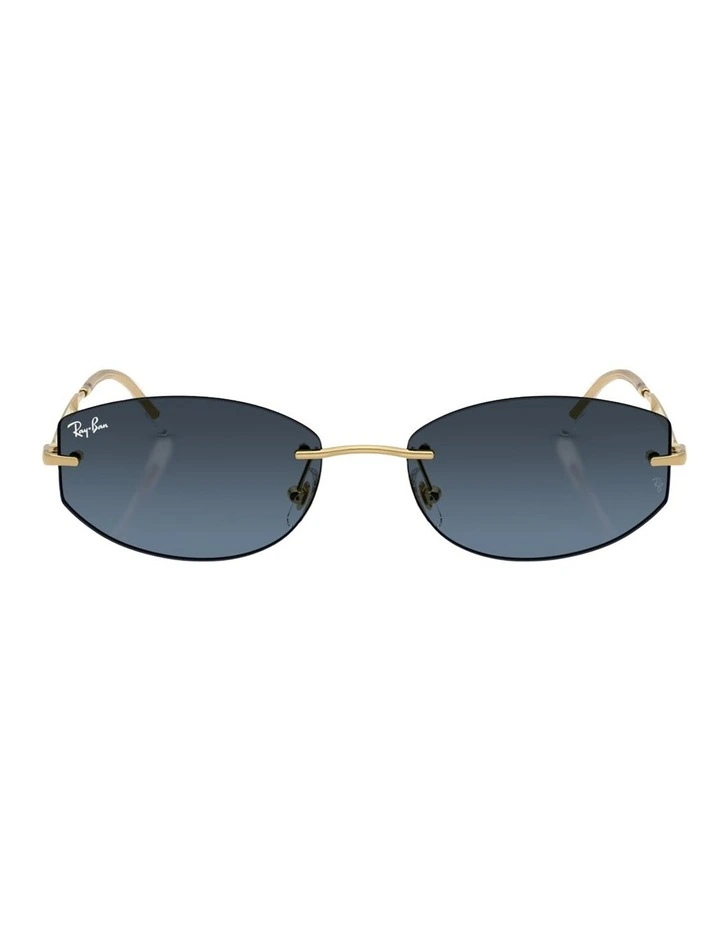 Ray-Ban RB3792 Metal Sunglasses in Black image 1