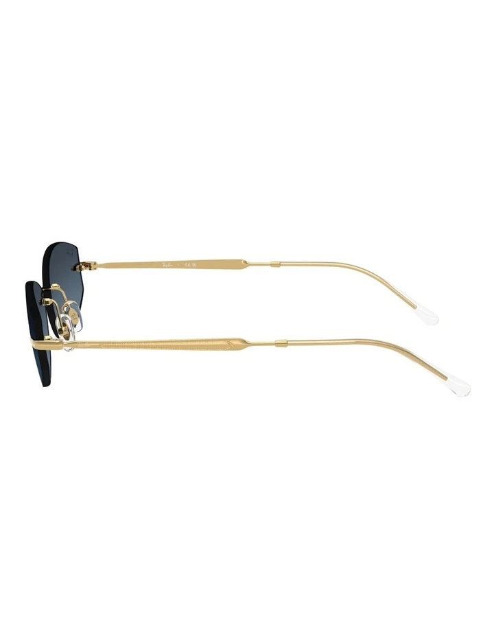 Ray-Ban RB3792 Metal Sunglasses in Black image 2
