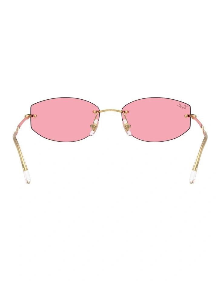 Ray-Ban RB3792 Metal Sunglasses in Black image 2