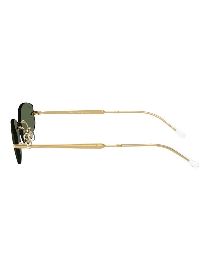 Ray-Ban RB3792 Metal Polarised Sunglasses in Black image 3