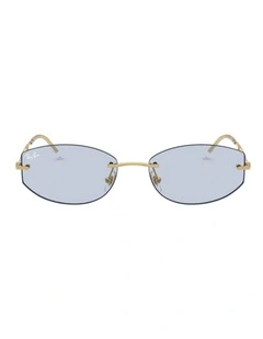 Ray-Ban RB3792 TRANSITIONS COLOR TOUCH LENSES Metal Sunglasses in Black
