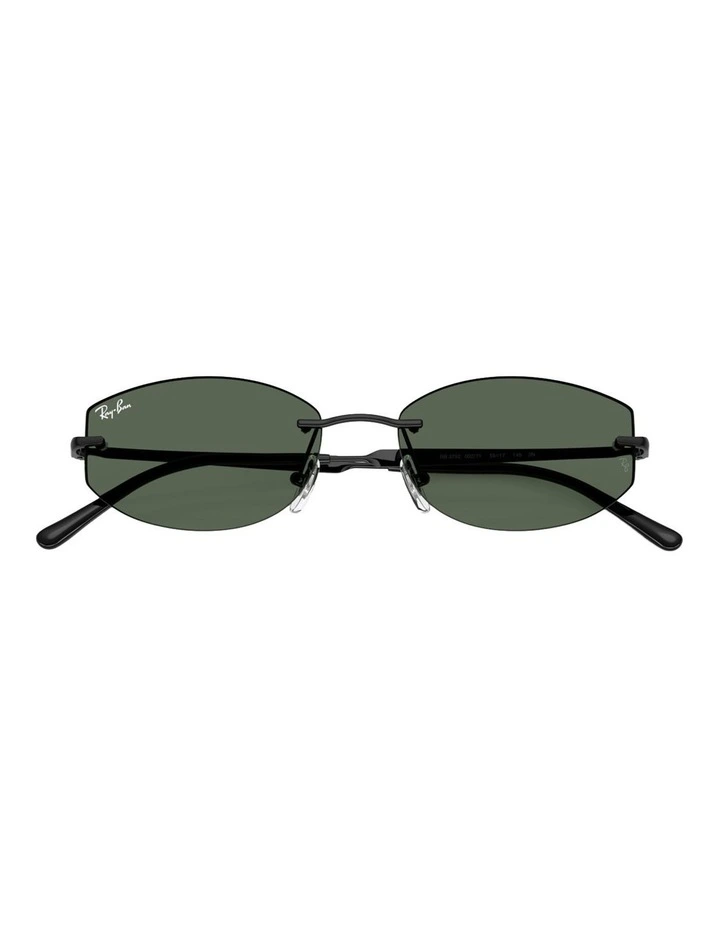 Ray-Ban RB3792 Metal Sunglasses in Black image 3