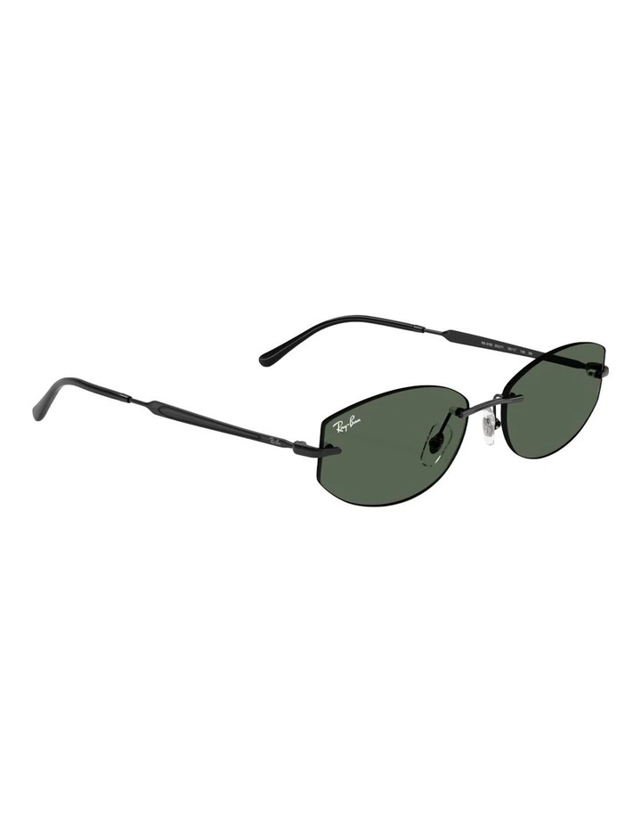 Ray-Ban RB3792 Metal Sunglasses in Black image 4