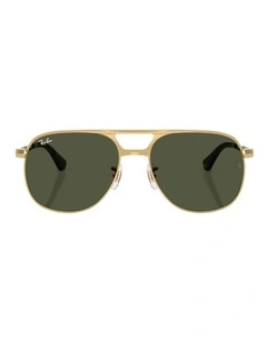 Ray-Ban Bill Max Metal Sunglasses in Black
