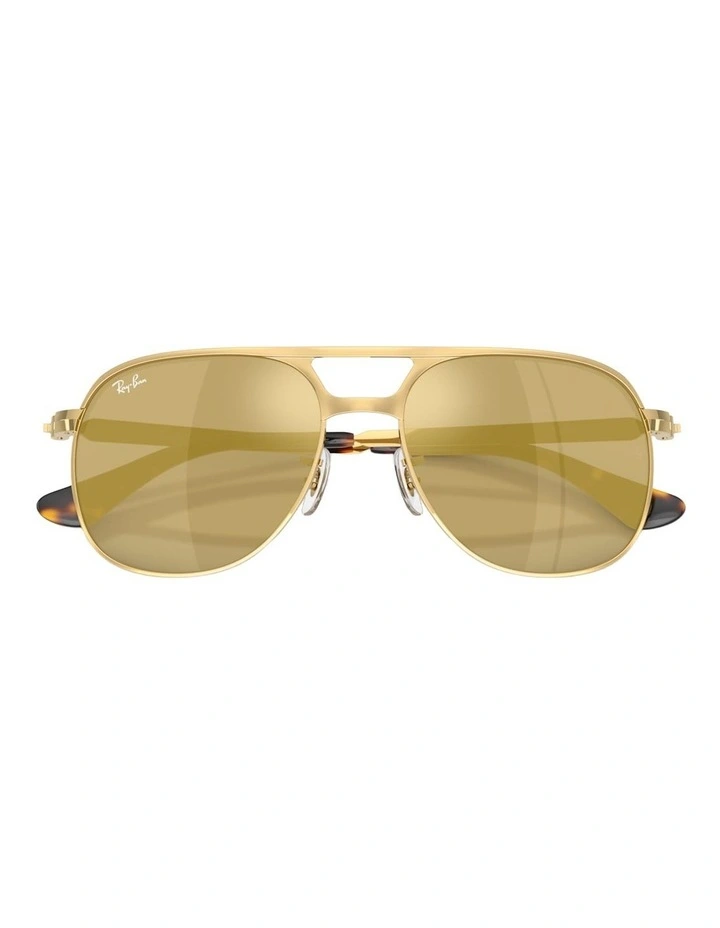 Ray-Ban Bill Max Metal Sunglasses in Black image 3