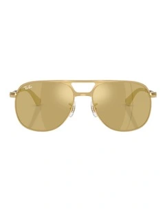 Ray-Ban Bill Max Metal Sunglasses in Black