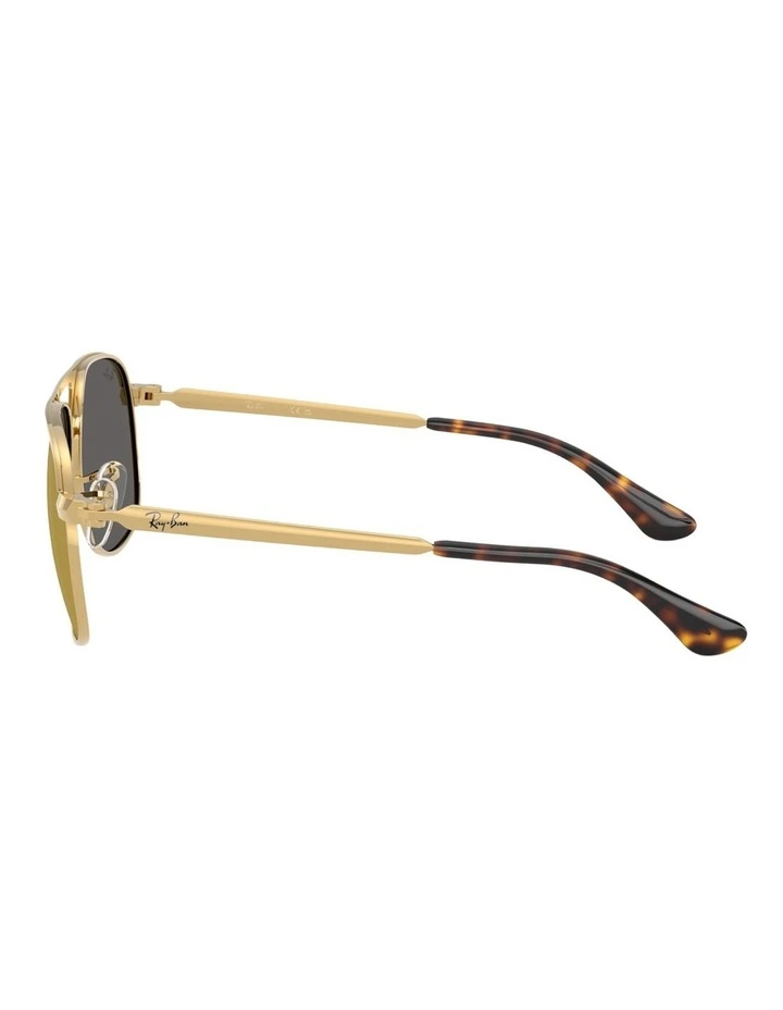 Ray-Ban Bill Max Metal Sunglasses in Black image 2