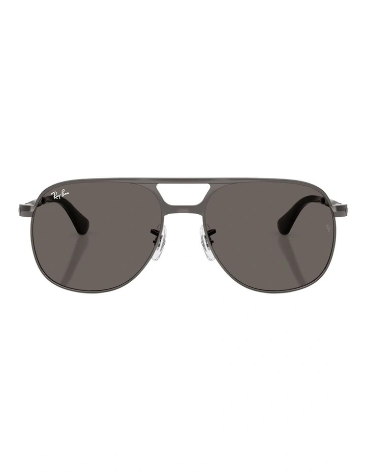 Ray-Ban Bill Max Metal Sunglasses in Grey image 2