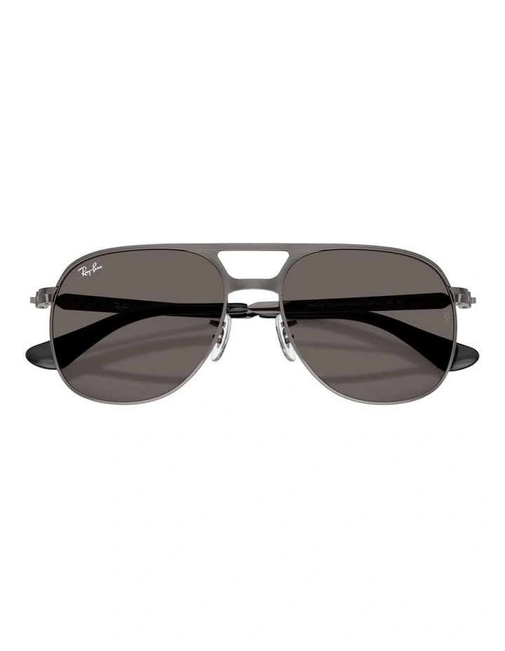 Ray-Ban Bill Max Metal Sunglasses in Grey image 4
