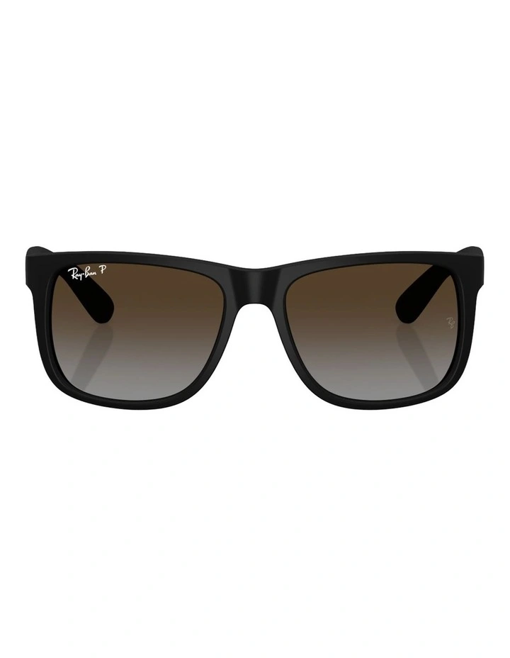 Ray-Ban Justin Classic Nylon Polarised Sunglasses in Black image 2