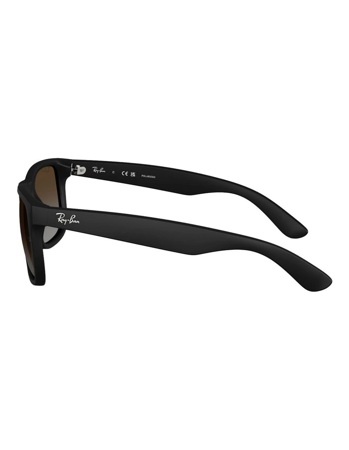 Ray-Ban Justin Classic Nylon Polarised Sunglasses in Black image 3