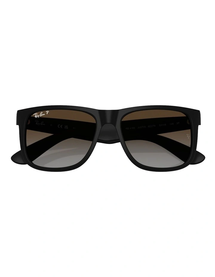 Ray-Ban Justin Classic Nylon Polarised Sunglasses in Black image 4