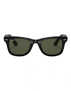 Ray-Ban Wayfarer Ease Injected Sunglasses in Black