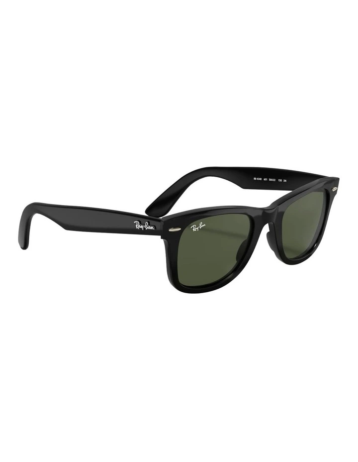 Ray-Ban Wayfarer Ease Injected Sunglasses in Black image 3