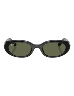 Ray-Ban RB4441D Bio-Based Injected Polarised Sunglasses in Black