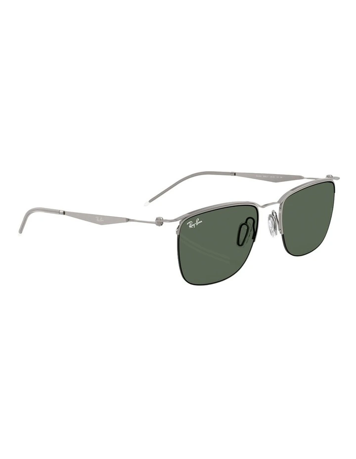 Ray-Ban RB8550 Metal Sunglasses in Grey image 3