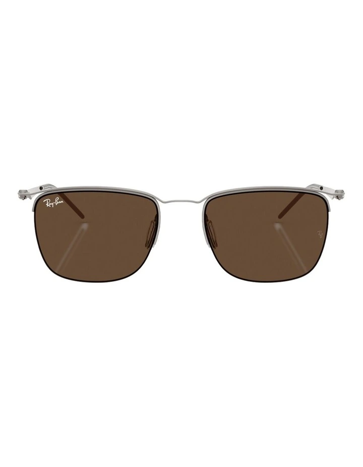 Ray-Ban RB8550 Metal Sunglasses in Grey image 2