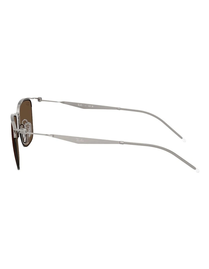 Ray-Ban RB8550 Metal Sunglasses in Grey image 3