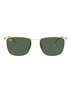 Ray-Ban RB8550 Metal Sunglasses in Black