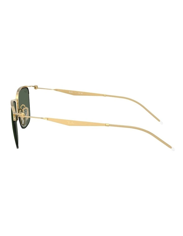 Ray-Ban RB8550 Metal Sunglasses in Black image 3
