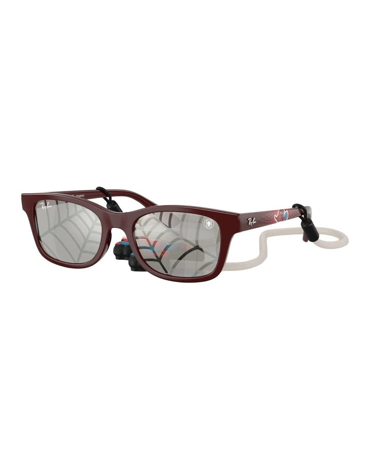 Ray-Ban MARVEL - Spiderman RB9086S Kids Injected Sunglasses in Red image 1