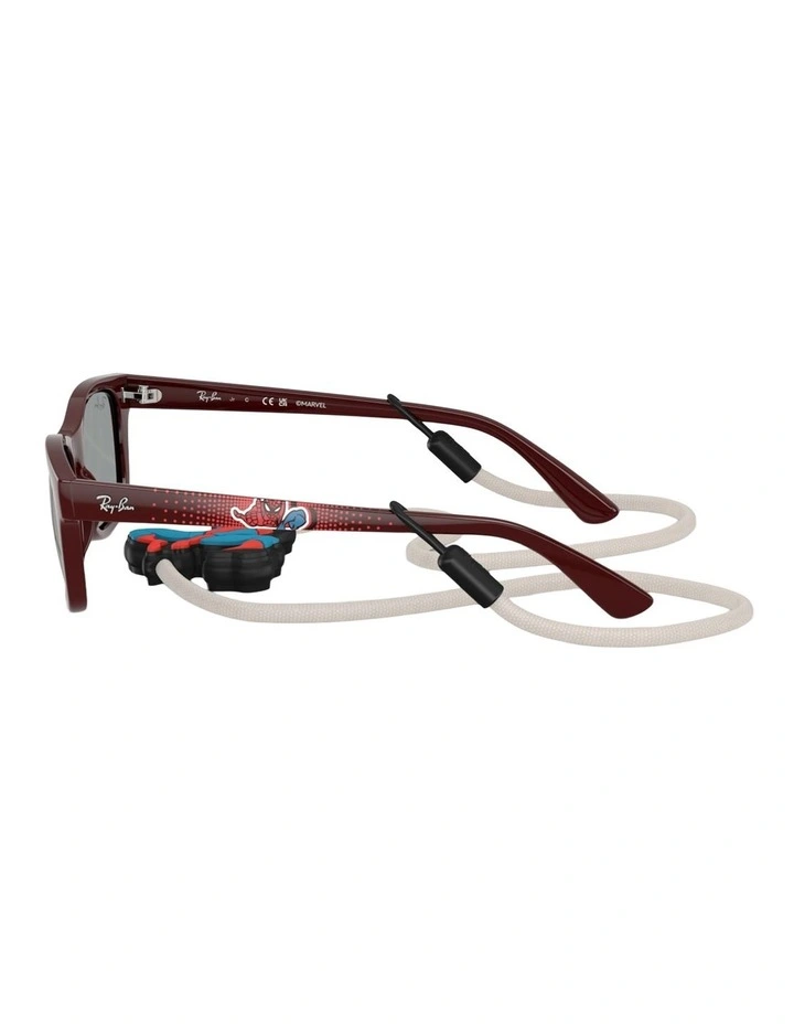 Ray-Ban MARVEL - Spiderman RB9086S Kids Injected Sunglasses in Red image 3
