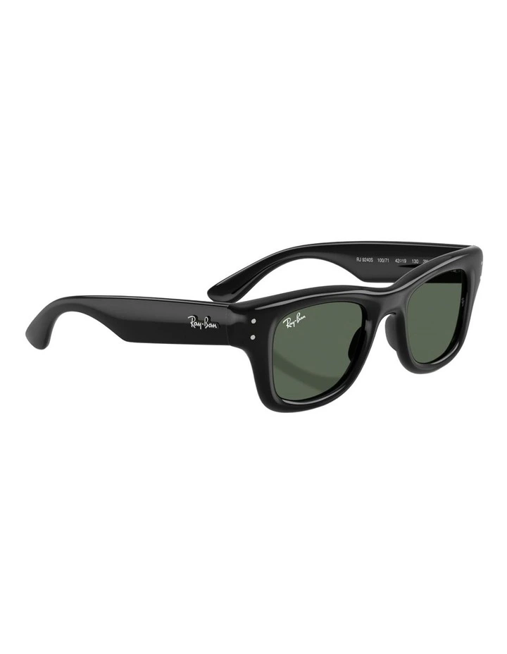 Ray-Ban PUFFER KIDS BIO-BASED Nylon Sunglasses in Black image 4