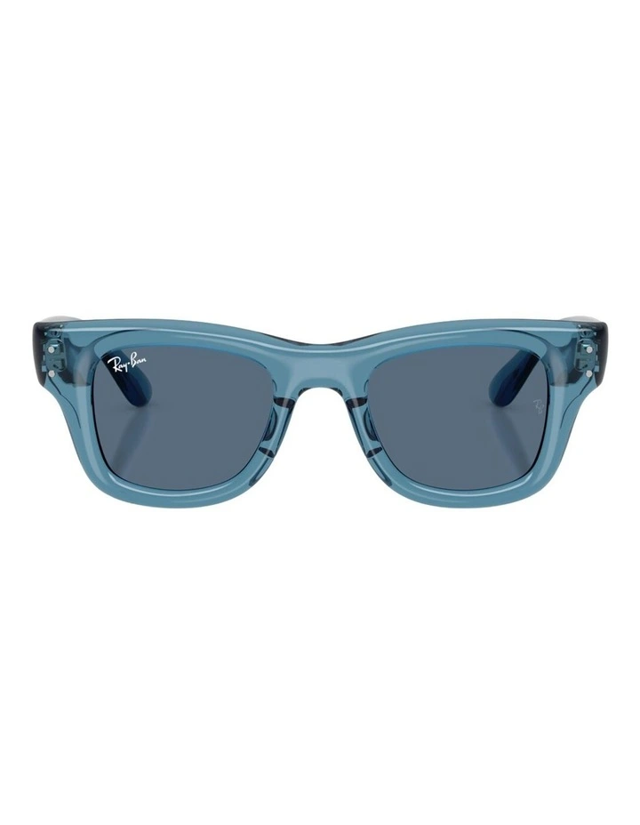Ray-Ban PUFFER KIDS BIO-BASED Nylon Sunglasses in Blue image 2
