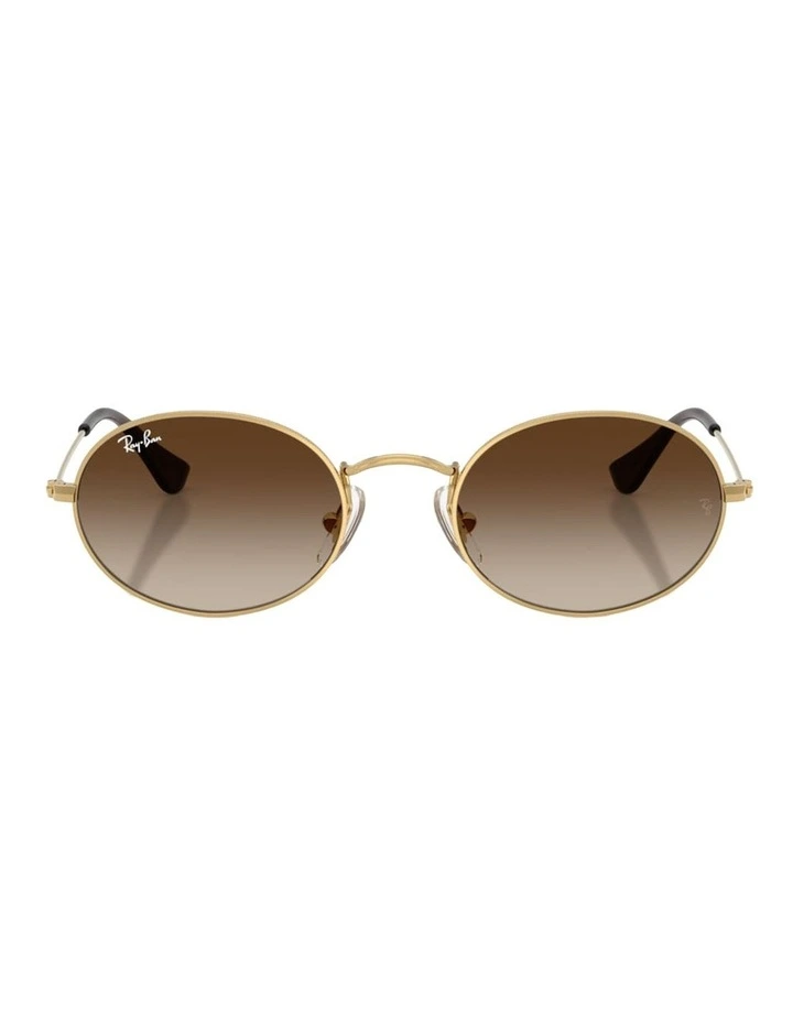 Ray-Ban OVAL KIDS Metal Sunglasses in Black image 2