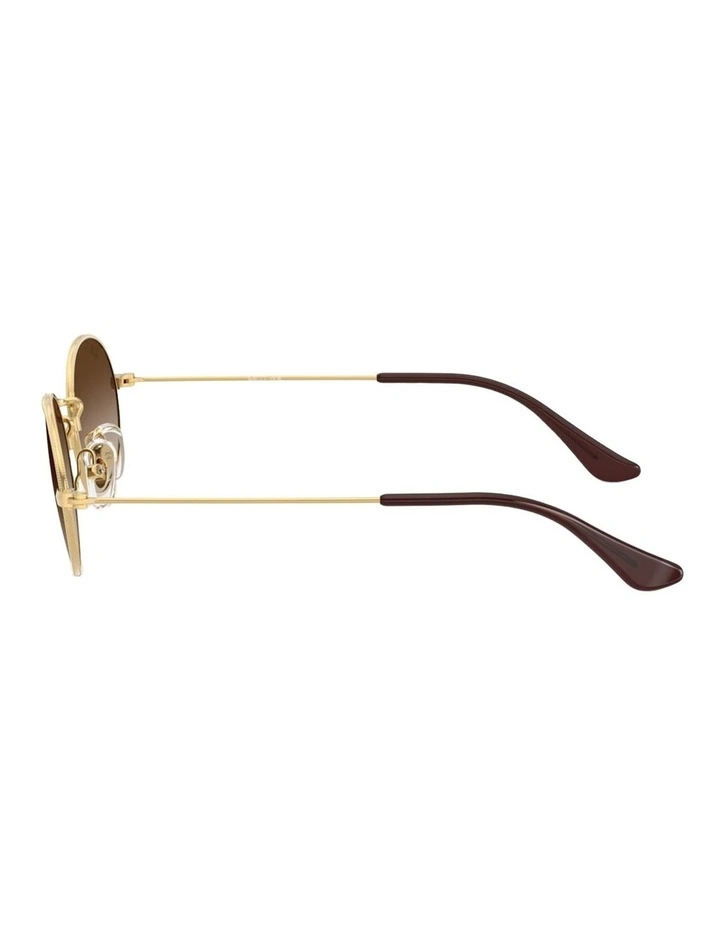 Ray-Ban OVAL KIDS Metal Sunglasses in Black image 3