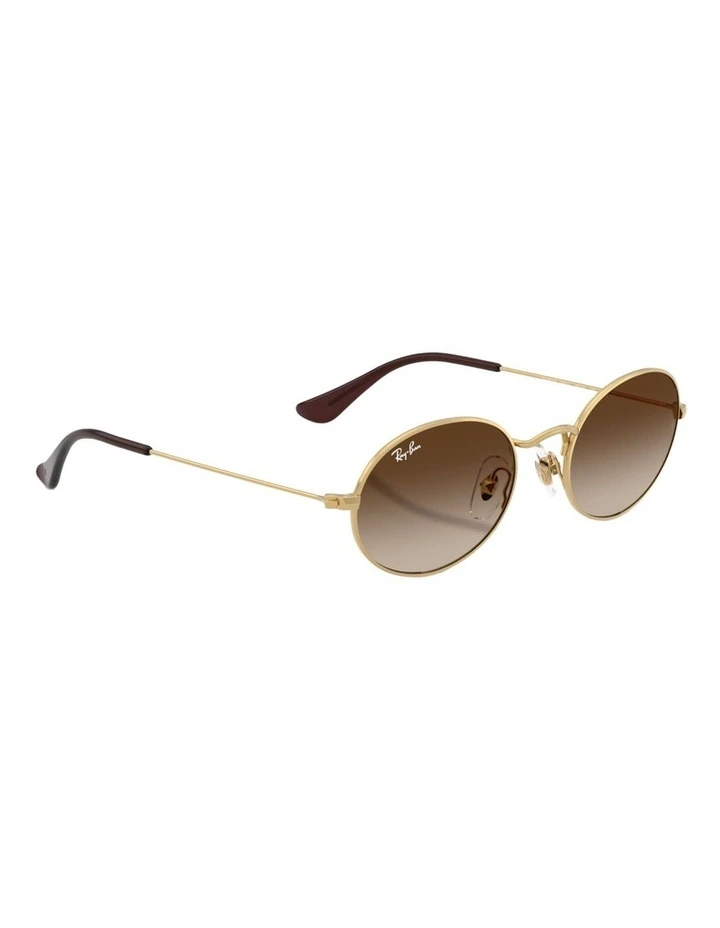Ray-Ban OVAL KIDS Metal Sunglasses in Black image 4