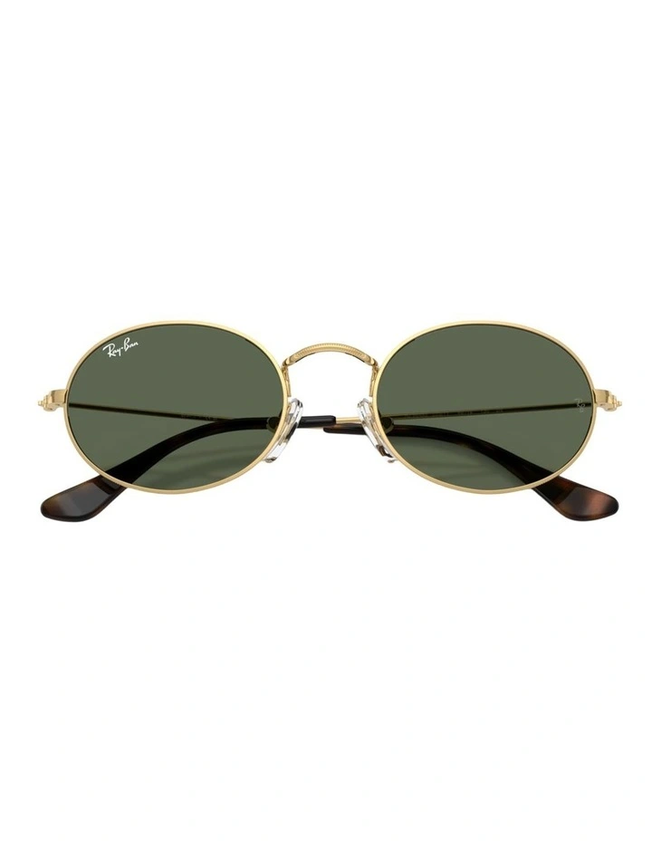 Ray-Ban OVAL KIDS Metal Sunglasses in Black image 3