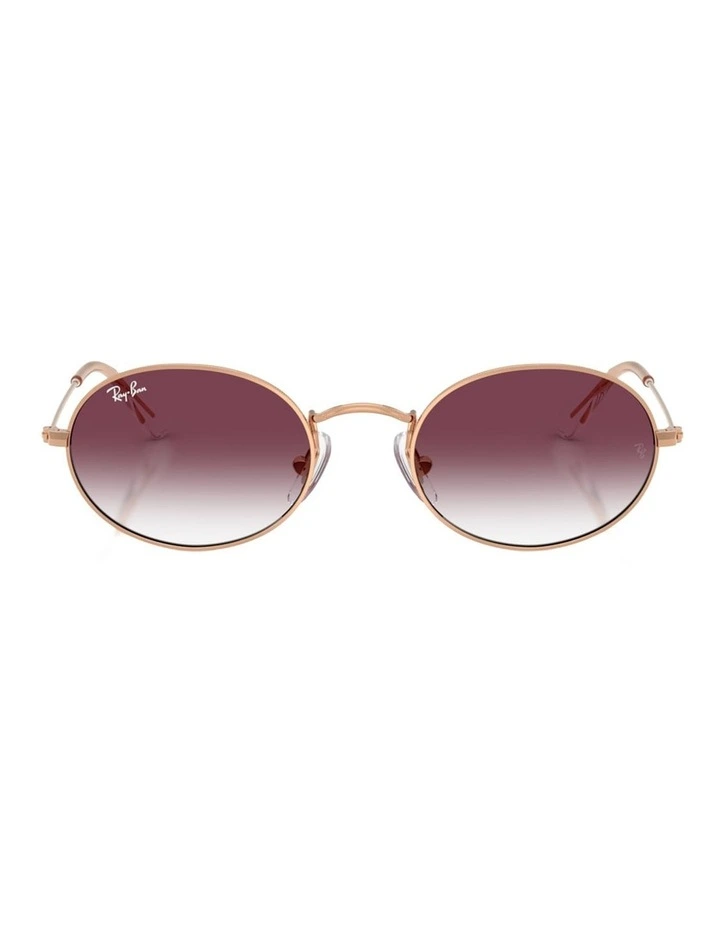Ray-Ban OVAL KIDS Metal Sunglasses in Gold image 1