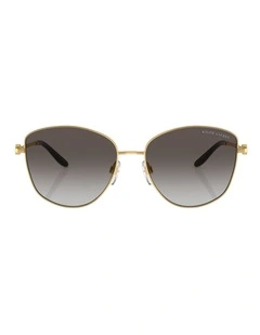 Ralph Lauren The Vivienne Metal Sunglasses in Gold