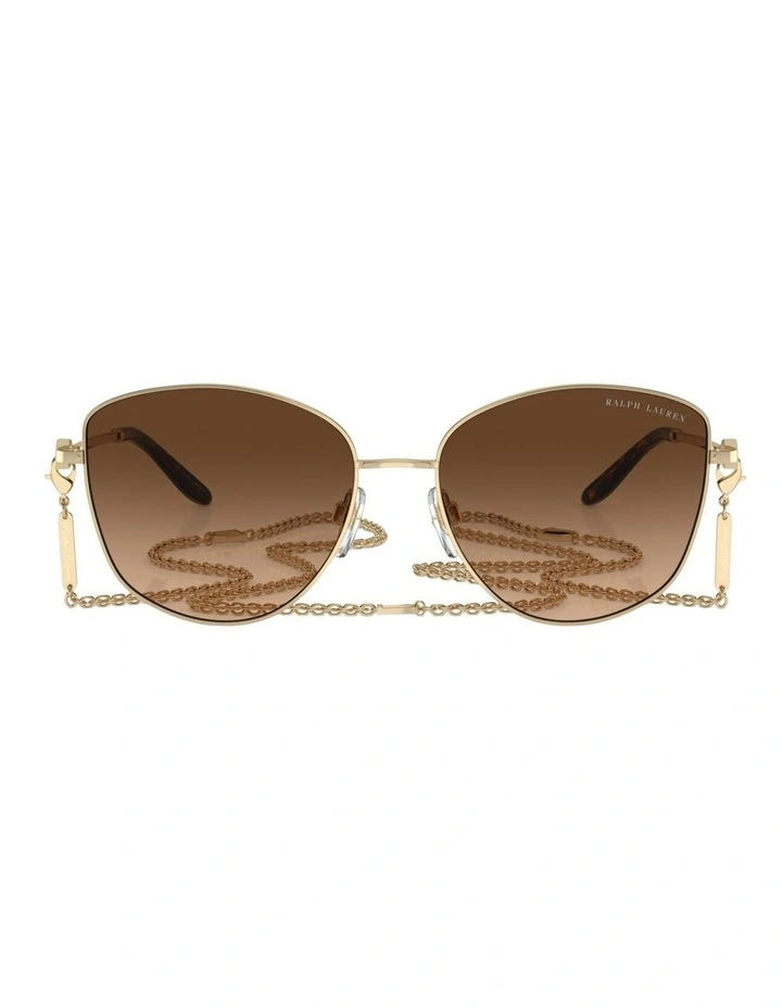 Ralph Lauren The Vivienne Metal Sunglasses in Gold image 1