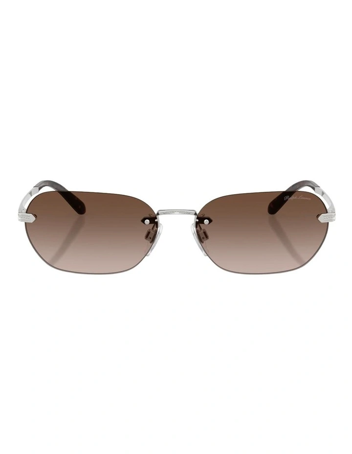Ralph Lauren Metal Sunglasses in Silver image 2