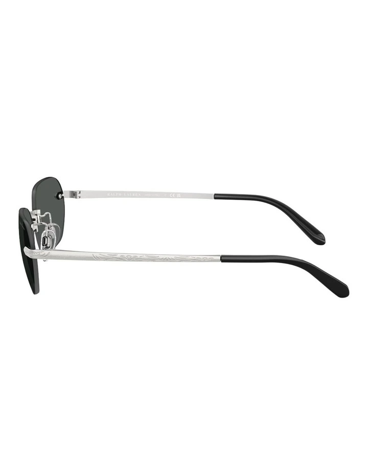 Ralph Lauren Metal Sunglasses in Silver image 3