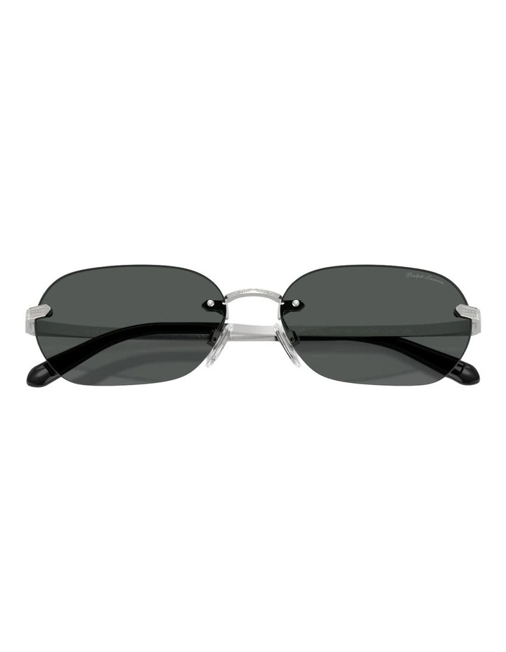 Ralph Lauren Metal Sunglasses in Silver image 4