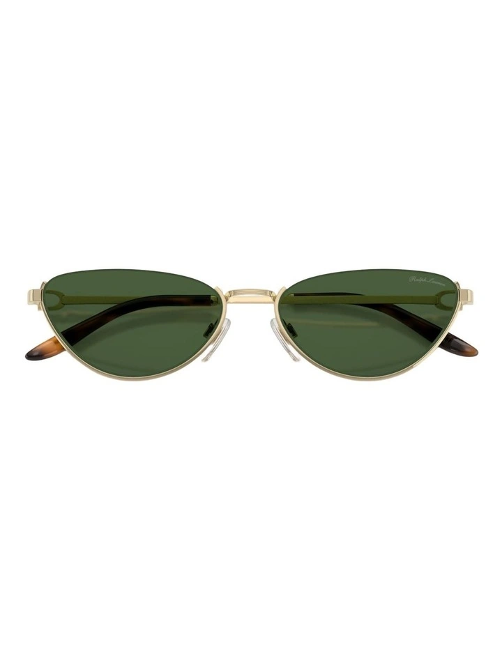 Ralph Lauren Metal Sunglasses in Gold image 3