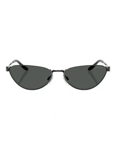 Ralph Lauren  Metal Sunglasses in Black