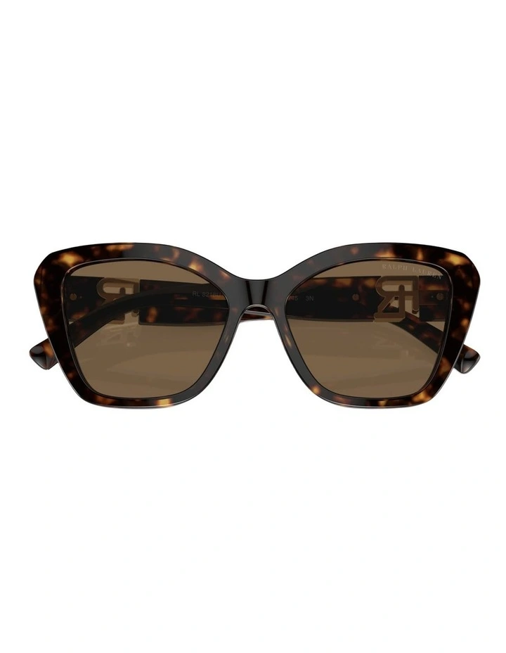 Ralph Lauren The Isabel Acetate Sunglasses in Tortoise image 4