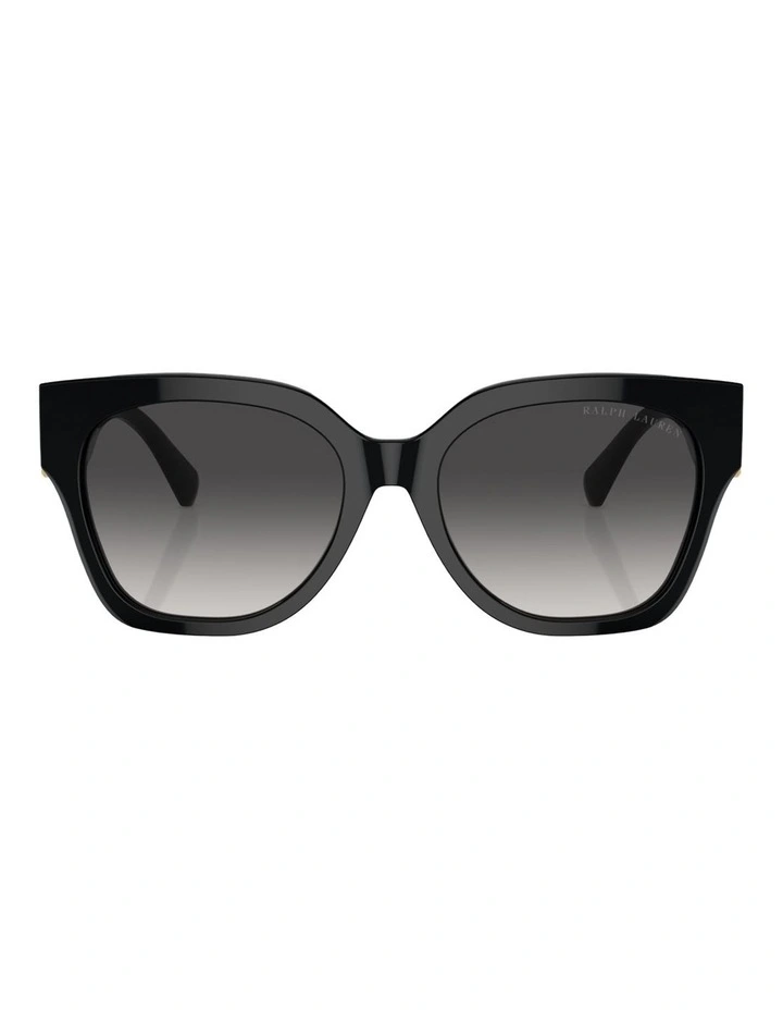 Ralph Lauren The Overszed Ricky Acetate Sunglasses in Black image 1
