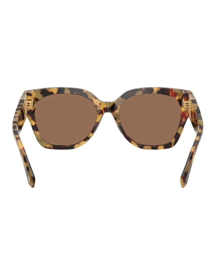 Ralph Lauren The Overszed Ricky Acetate Sunglasses in Brown image 2