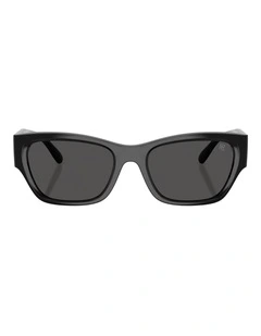 Ralph Lauren  Injected Sunglasses in Black