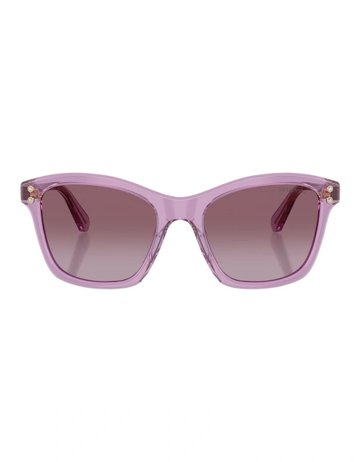 Swarovski Acetate Sunglasses in Violet image 1
