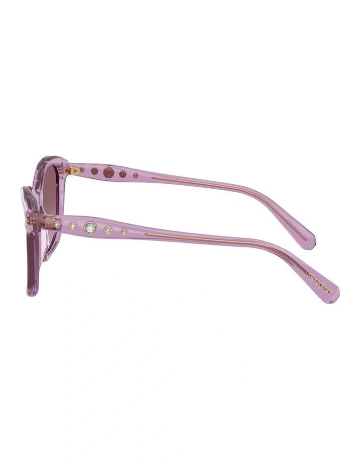 Swarovski Acetate Sunglasses in Violet image 2