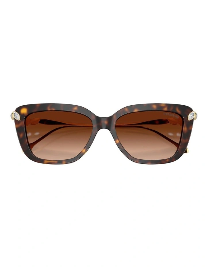 Swarovski Acetate Sunglasses in Tortoise image 4