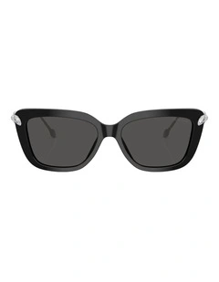 Swarovski  Acetate Sunglasses in Black